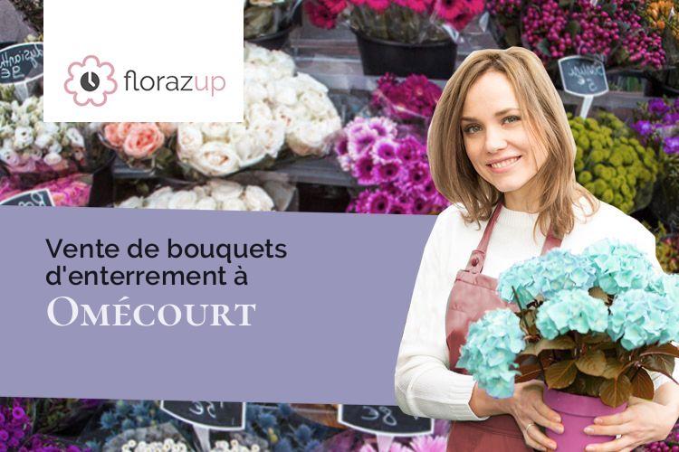 couronnes florales pour une crémation à Omécourt (Oise/60220)