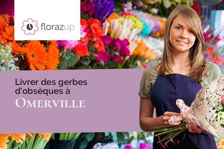 compositions florales pour un décès à Omerville (Val-d'Oise/95420)