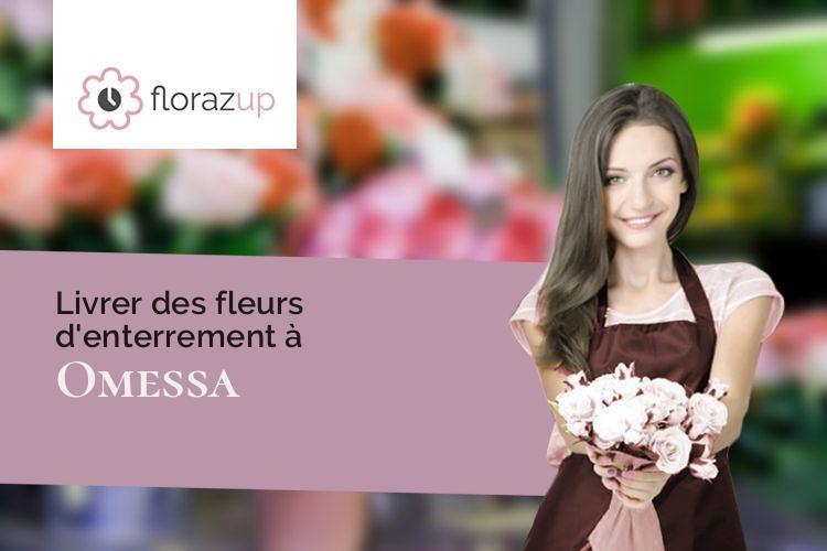 compositions florales pour des funérailles à Omessa (Corse/20236)