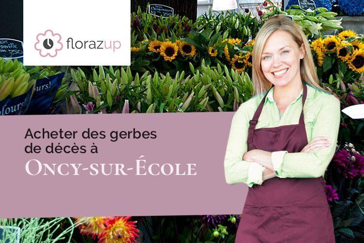 créations florales pour un décès à Oncy-sur-École (Essonne/91490)