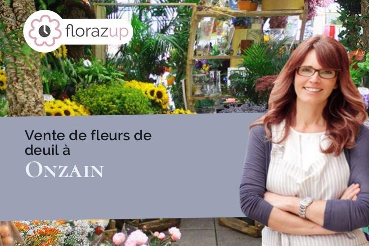 bouquets de fleurs pour un décès à Onzain (Loir-et-Cher/41150)