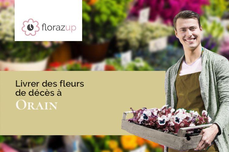 bouquets de fleurs pour des obsèques à Orain (Côte-d'Or/21610)
