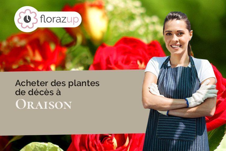 bouquets de fleurs pour un décès à Oraison (Alpes-de-Haute-Provence/04700)