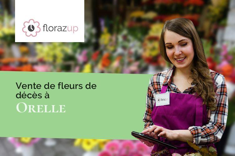 créations florales pour un enterrement à Orelle (Savoie/73140)