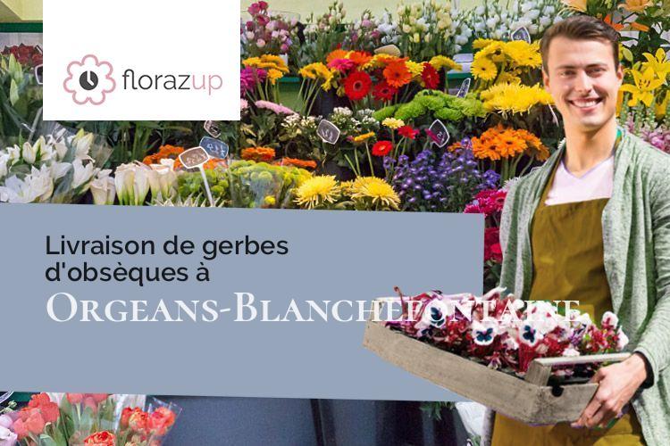 coupes de fleurs pour des obsèques à Orgeans-Blanchefontaine (Doubs/25120)