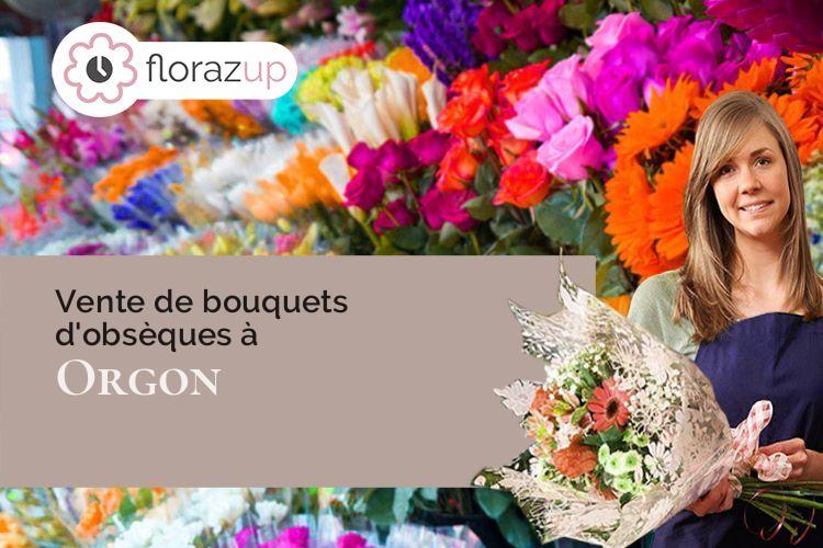 créations florales pour un décès à Orgon (Bouches-du-Rhône/13660)