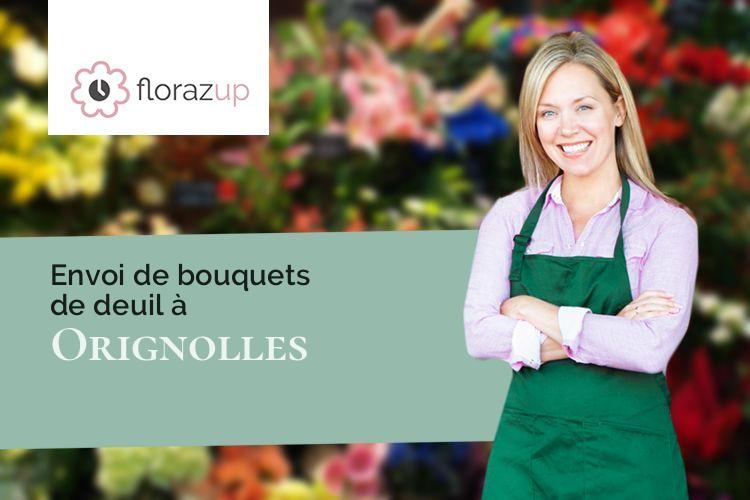 coupes de fleurs pour un deuil à Orignolles (Charente-Maritime/17210)