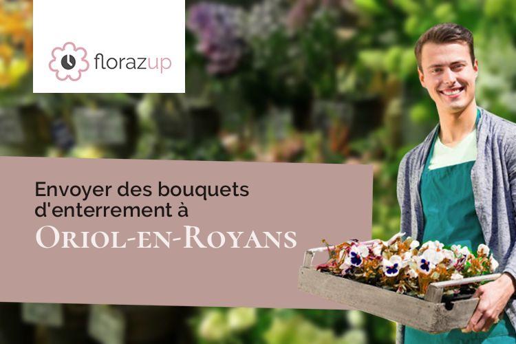 bouquets de fleurs pour un enterrement à Oriol-en-Royans (Drôme/26190)