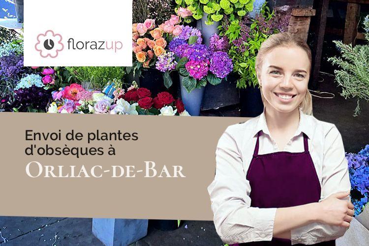 gerbes de fleurs pour des obsèques à Orliac-de-Bar (Corrèze/19390)