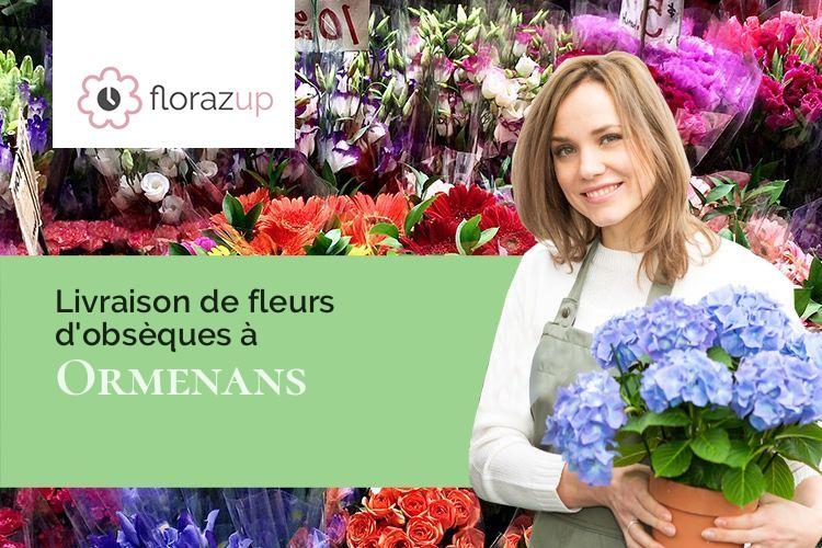 bouquets de fleurs pour un deuil à Ormenans (Haute-Saône/70230)