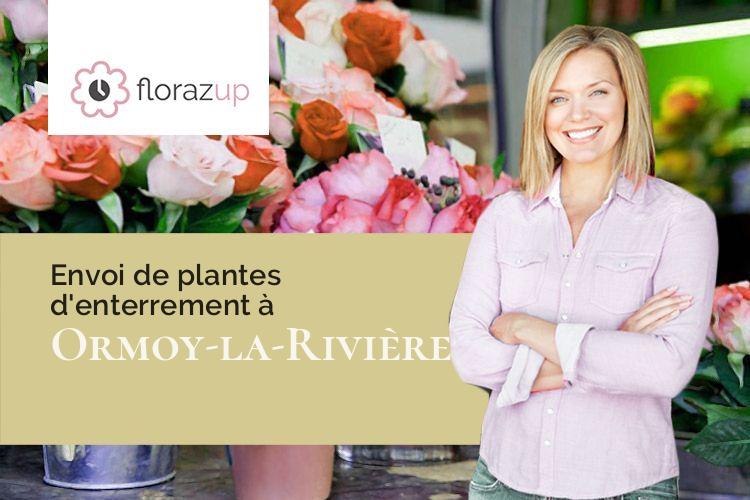 gerbes de fleurs pour des obsèques à Ormoy-la-Rivière (Essonne/91150)
