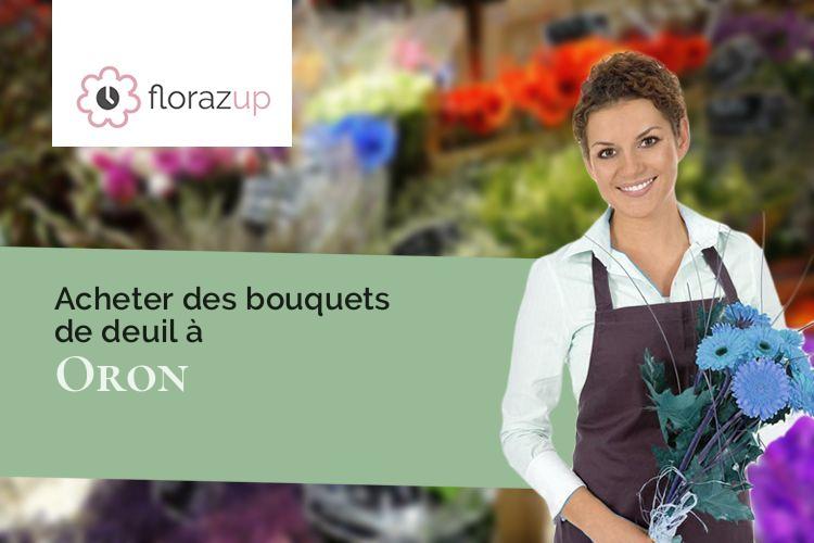 créations florales pour des obsèques à Oron (Moselle/57590)