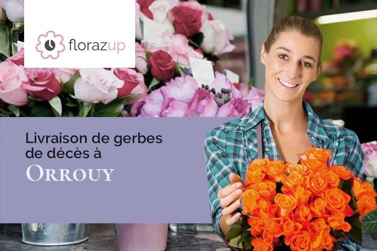 bouquets de fleurs pour des obsèques à Orrouy (Oise/60129)