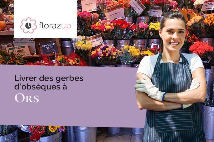 créations florales pour une crémation à Ors (Nord/59360)