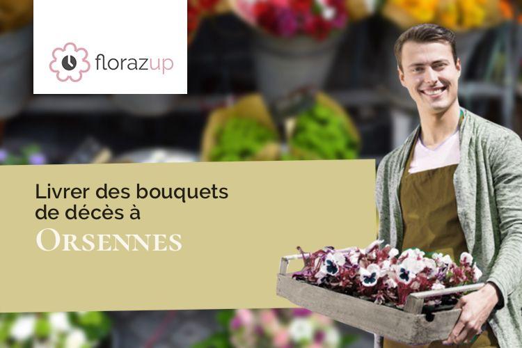 coeurs de fleurs pour des obsèques à Orsennes (Indre/36190)