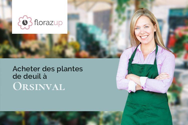 gerbes de fleurs pour un décès à Orsinval (Nord/59530)