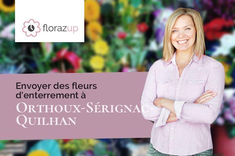 créations de fleurs pour un enterrement à Orthoux-Sérignac-Quilhan (Gard/30260)