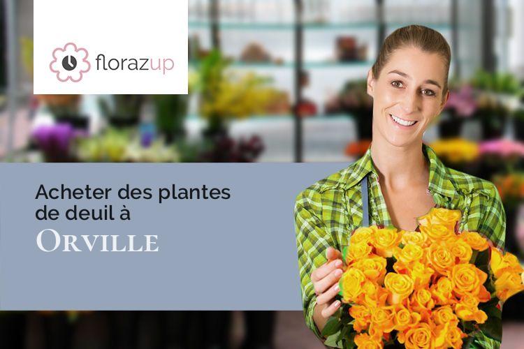 coupes de fleurs pour un décès à Orville (Orne/61120)