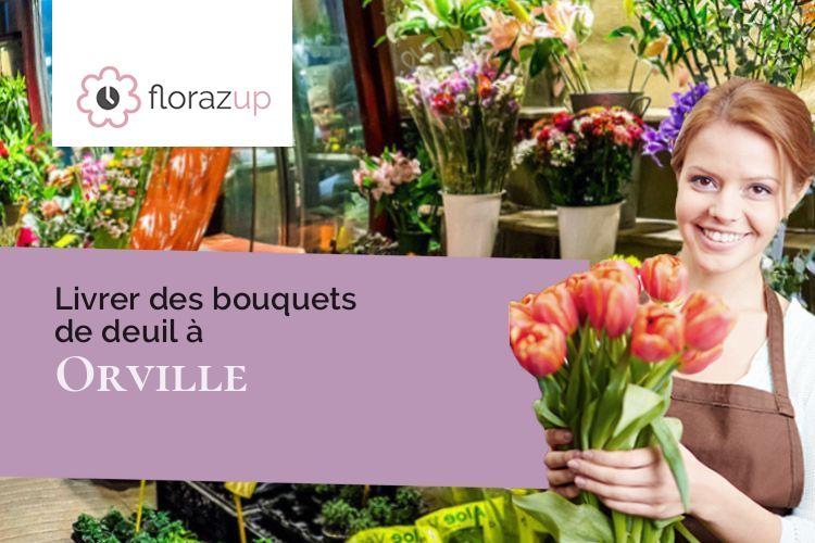 compositions florales pour des funérailles à Orville (Pas-de-Calais/62760)