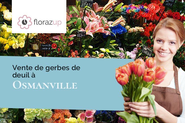 créations florales pour des obsèques à Osmanville (Calvados/14230)