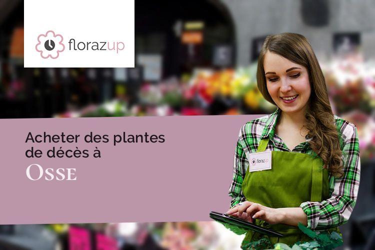 couronnes florales pour un enterrement à Osse (Doubs/25360)