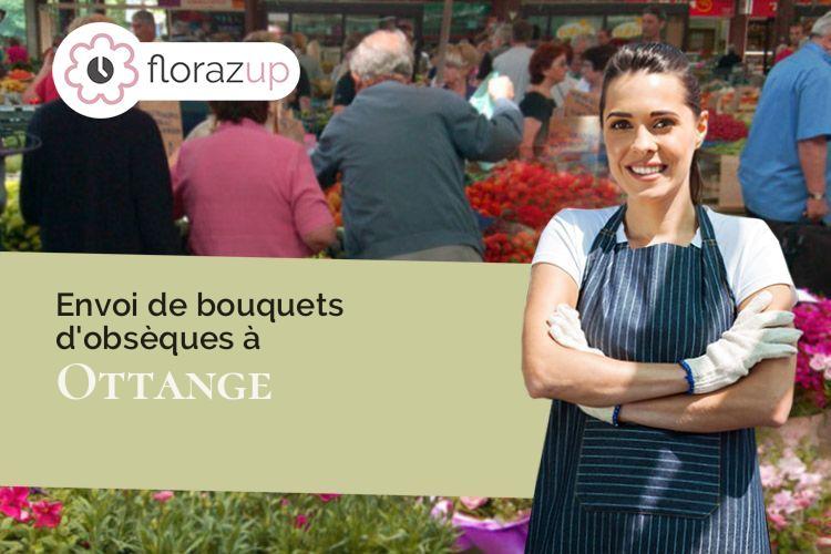 coeur de fleurs pour un enterrement à Ottange (Moselle/57840)