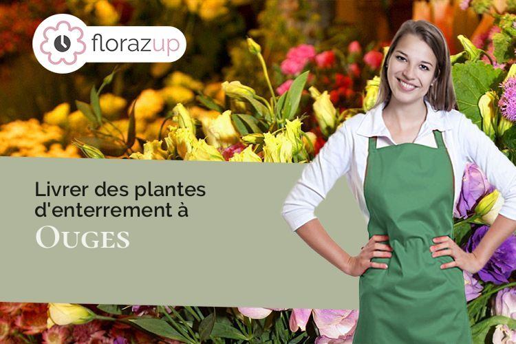 compositions florales pour un décès à Ouges (Côte-d'Or/21600)