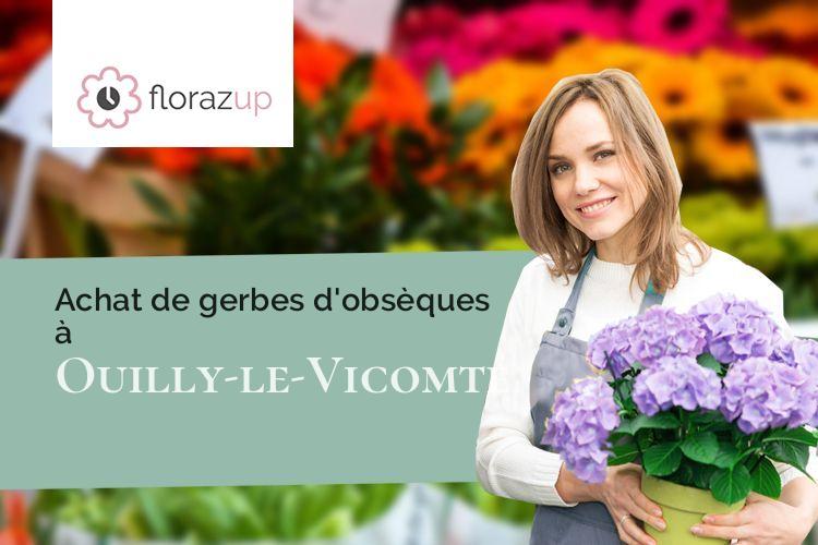 bouquets de fleurs pour des funérailles à Ouilly-le-Vicomte (Calvados/14100)