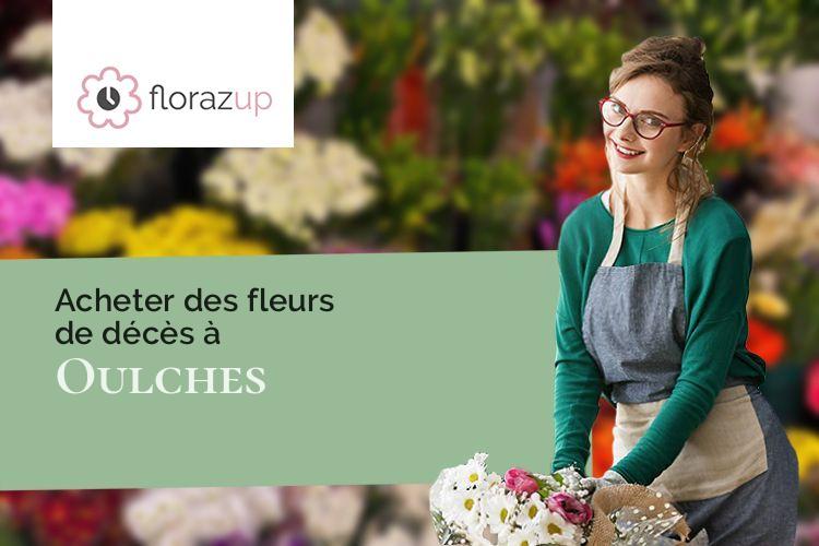 créations florales pour un deuil à Oulches (Indre/36800)