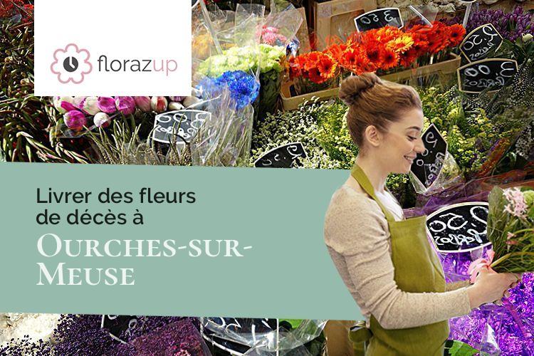 couronnes florales pour une crémation à Ourches-sur-Meuse (Meuse/55190)