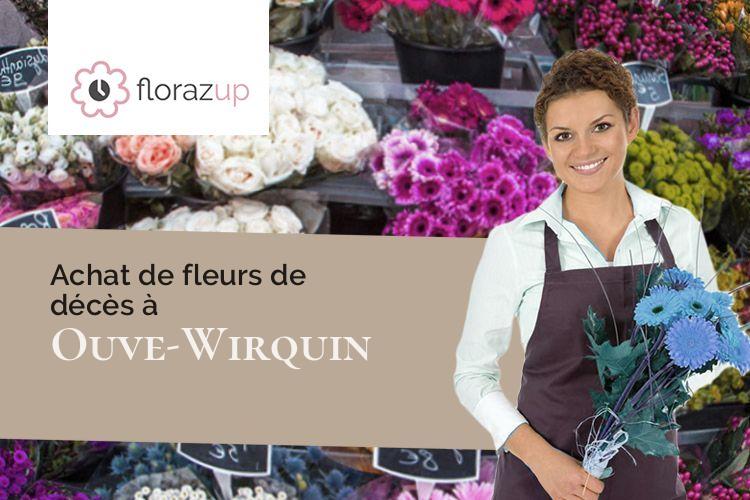 coupes de fleurs pour un enterrement à Ouve-Wirquin (Pas-de-Calais/62380)