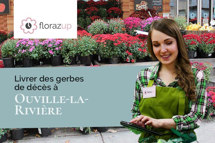 bouquets de fleurs pour un décès à Ouville-la-Rivière (Seine-Maritime/76860)