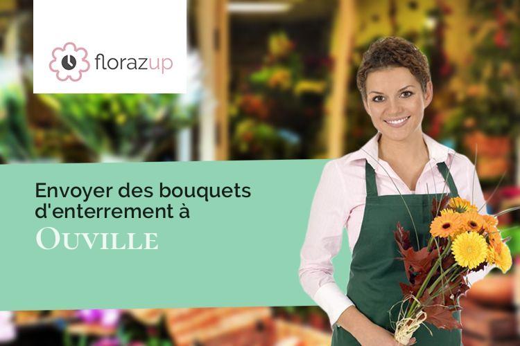 bouquets de fleurs pour des funérailles à Ouville (Manche/50210)