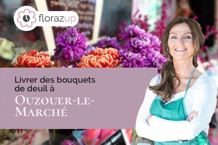 créations de fleurs pour des funérailles à Ouzouer-le-Marché (Loir-et-Cher/41240)