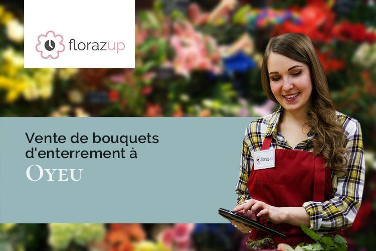 créations florales pour des obsèques à Oyeu (Isère/38690)