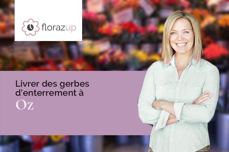 gerbes de fleurs pour un décès à Oz (Isère/38114)
