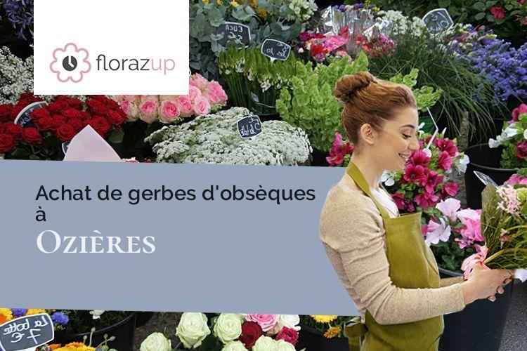 compositions florales pour un enterrement à Ozières (Haute-Marne/52700)