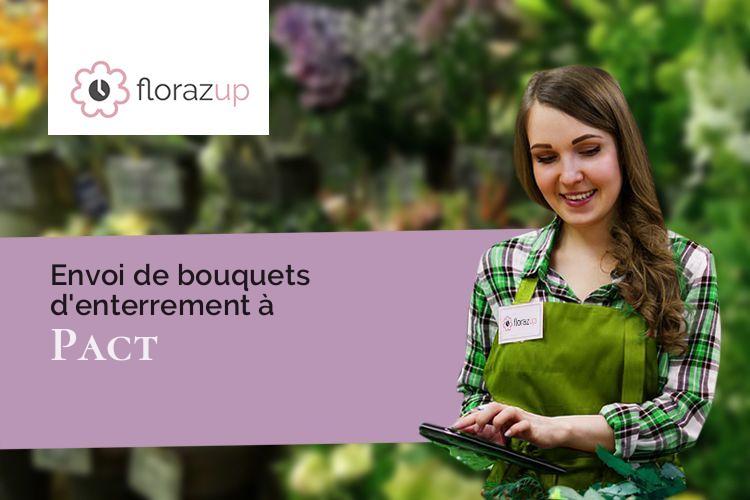 gerbes de fleurs pour un décès à Pact (Isère/38270)