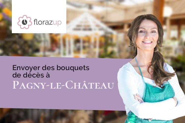 fleurs deuil pour une crémation à Pagny-le-Château (Côte-d'Or/21250)