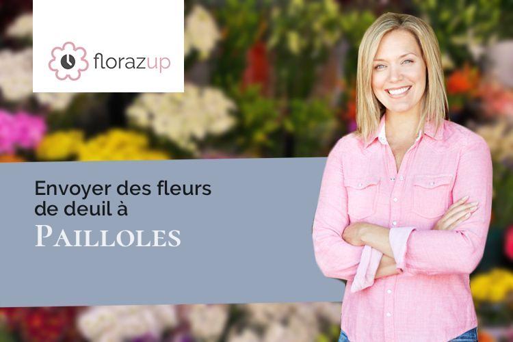 créations de fleurs pour un enterrement à Pailloles (Lot-et-Garonne/47440)