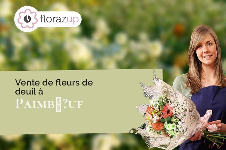 compositions florales pour des funérailles à Paimbœ?uf (Loire-Atlantique/44560)