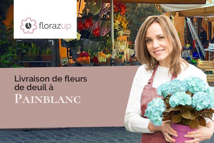 créations florales pour des funérailles à Painblanc (Côte-d'Or/21360)