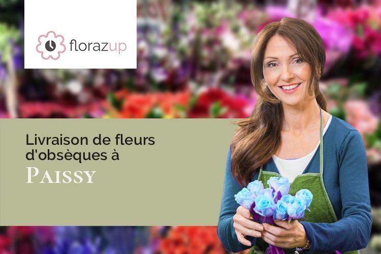 créations florales pour des funérailles à Paissy (Aisne/02160)