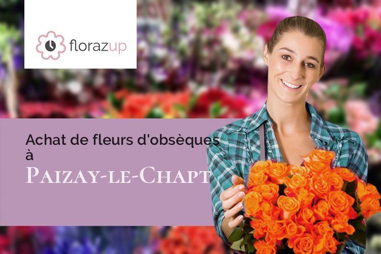 fleurs deuil pour un décès à Paizay-le-Chapt (Deux-Sèvres/79170)
