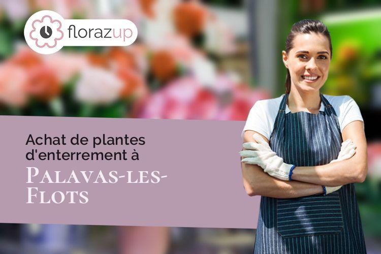 couronnes florales pour un décès à Palavas-les-Flots (Hérault/34250)