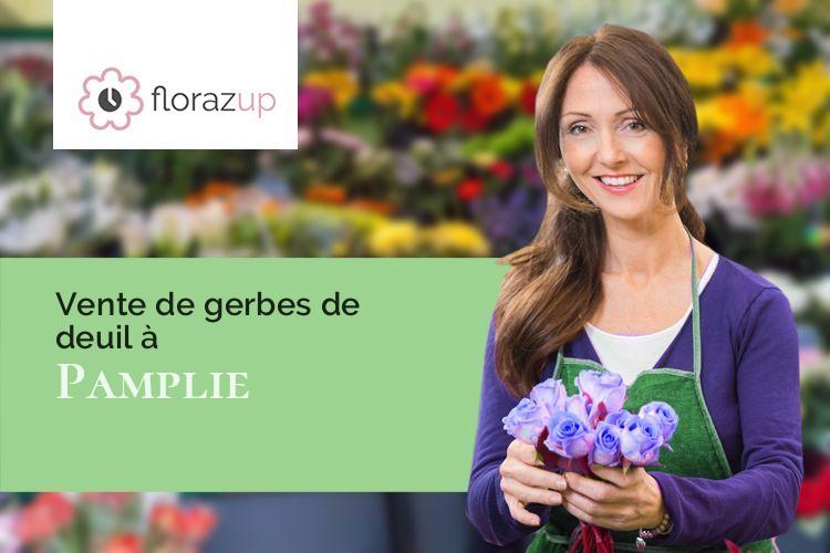 créations florales pour un enterrement à Pamplie (Deux-Sèvres/79220)