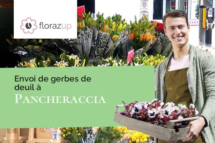 couronnes florales pour un décès à Pancheraccia (Corse/20251)