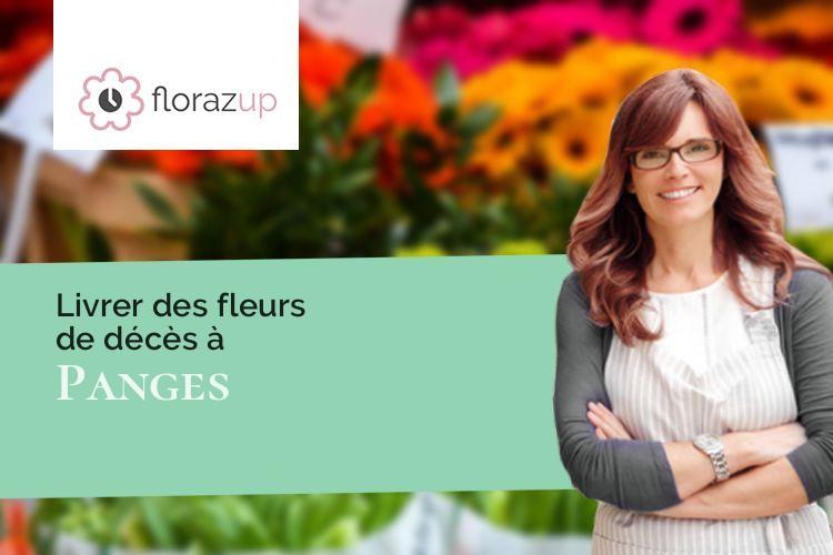 créations de fleurs pour une crémation à Panges (Côte-d'Or/21540)