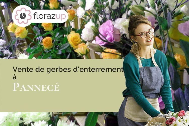 gerbes de fleurs pour un deuil à Pannecé (Loire-Atlantique/44440)