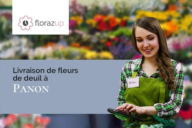 créations de fleurs pour des funérailles à Panon (Sarthe/72600)